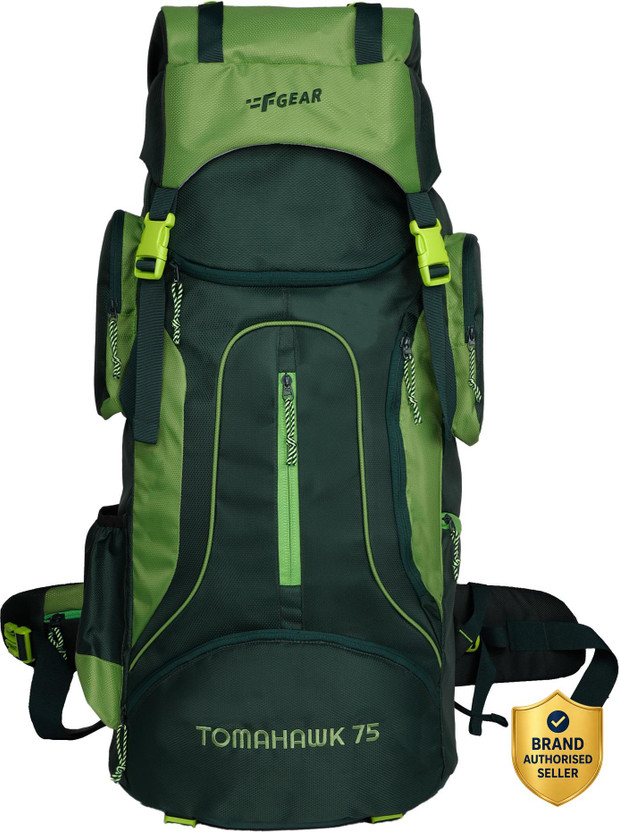 F Gear Tomahawk Spruce Forest Green Rucksack  - 75 L(Green)