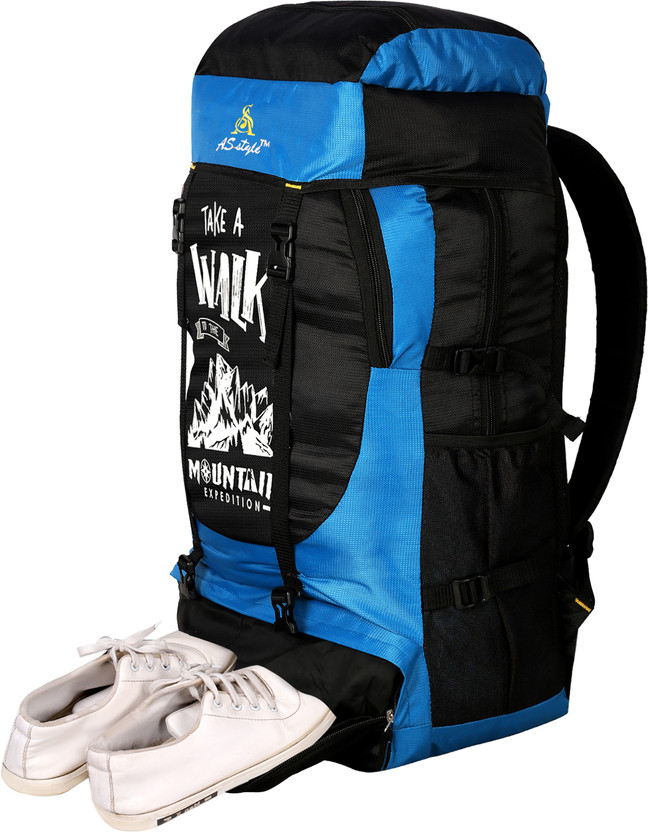 ASSTYLE WATERPROOF TREKKING BAG HIKKING BACKPACK FOR TRAVEL & OUTDOOR Rucksack Rucksack  - 70 L(Blue)