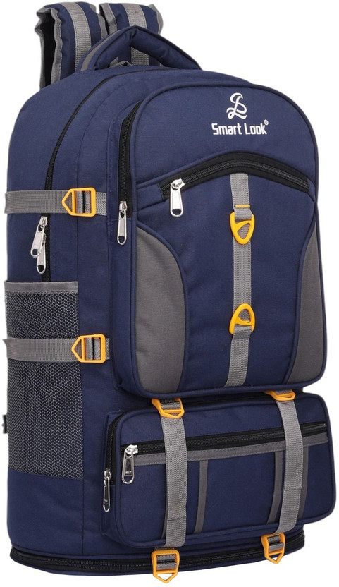 Smartlook Travel for Outdoor Sport HikiIng bag blue Waterproof Backpack (Blue, 70 L) Waterproof Backpack(Dark Blue, 75 L)