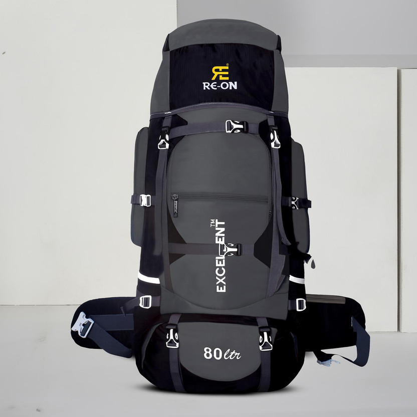 Re-On 80 Ltr Trekking Bag Hiking Backpack Travel Backpack ( 1 year warranty)(Backpack)