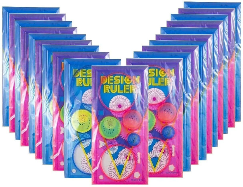 Asera Birthday Return Gifts for Kids Designer Ruler Scale Kids Gift Items Birthday Ruler(Set of 12, Multicolor)