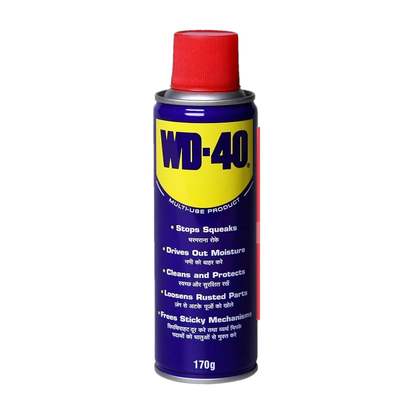 WD40 Multipurpose Spray Rust Removal, Sticky Residue,Descaling,Cleaning Rust Removal Aerosol Spray(170 g)