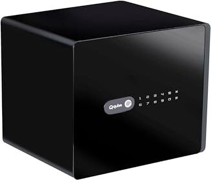 Quba Grace 3-Way Access Heavy-Duty 50kg Dual Authorization Digital Safe Locker(Biometric, Keypad, Key Lock)