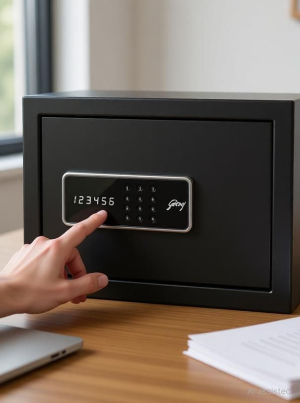 Godrej NX PRO 15 Liters Digital Electronic Safe Home Locker Safe Locker(Keypad, Digital, Key Lock)