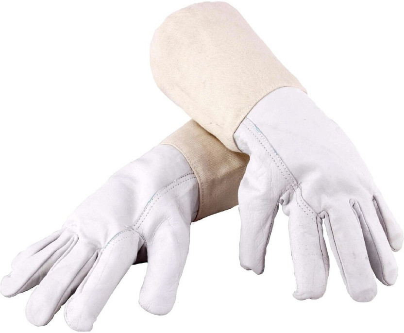 Super Bee SB-LGLV-01 Leather  Safety Gloves(Pack of 2)