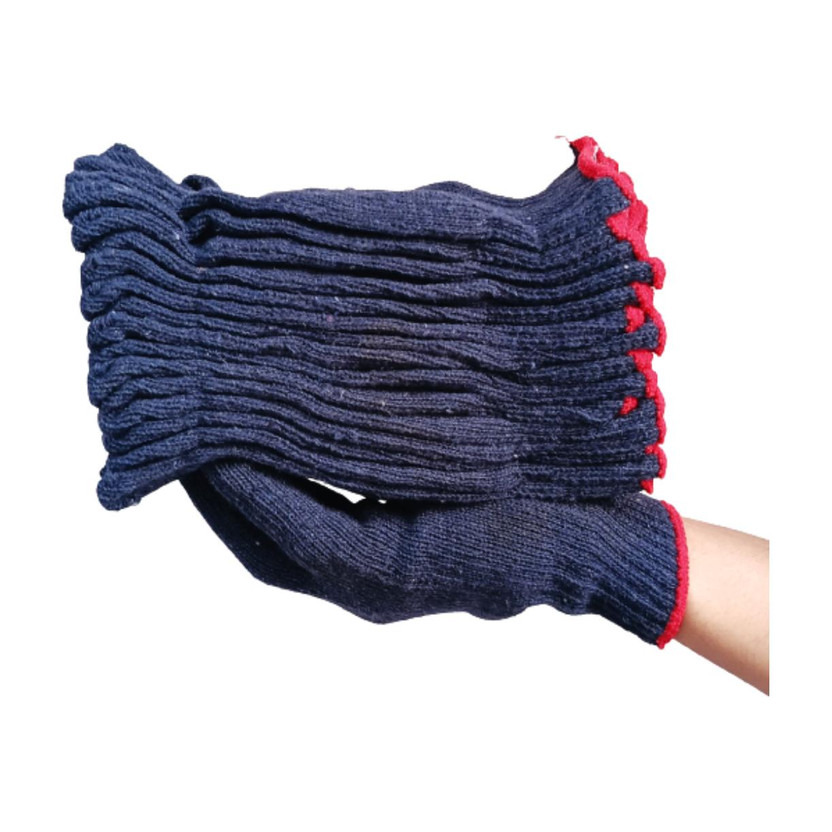 QTM 20 Pair Reusable Washable Cotton Knitted Gloves Bundle for Unisex Free size Synthetic  Safety Gloves(Pack of 40)