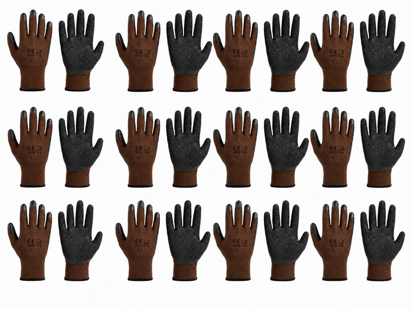 RBGIIT RBGIIT Art Craft Workshop Making Work Hand Skin Protection for General Work Gloves Nylon, Rubber, Synthetic  Safety Gloves(Pack of 24) - Flipkart Deal