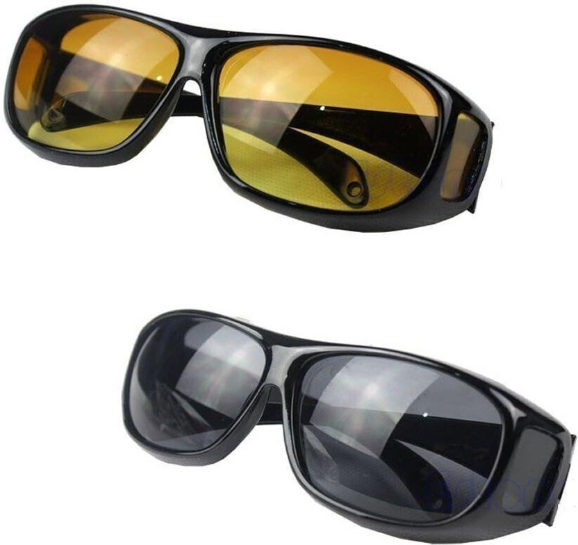 PRATYANG Goggles Amazing Day&Night Hd Vision Goggles Anti-Glare Polarized Sunglasses P39 Anti-glare Polarized Sunglasses Men/Women Driving Glasses UV Protection P39 Power Tool  Safety Goggle(Free-size)