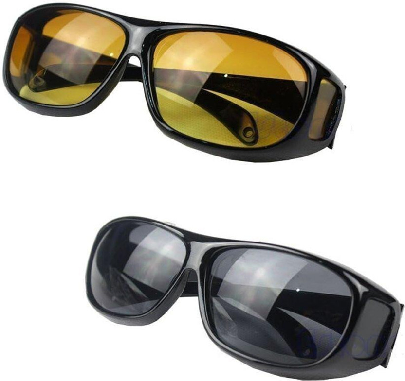 PRATYANG Goggles Amazing Day&Night Hd Vision Goggles Anti-Glare Polarized Sunglasses P90 Anti-glare Polarized Sunglasses Men/Women Driving Glasses UV Protection P90 Power Tool  Safety Goggle(Free-size)
