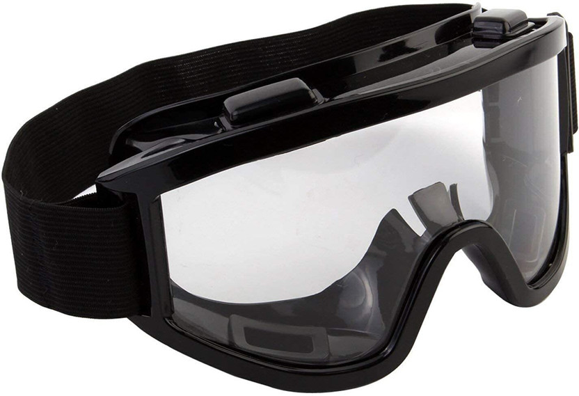 Style Eva Motorbike ATV/Dirt Bike Racing Transparent Goggles with Adjustable Strap Motorcycle Goggles Laboratory, Power Tool, Welding, Wood-working  Safety Goggle(Free-size)
