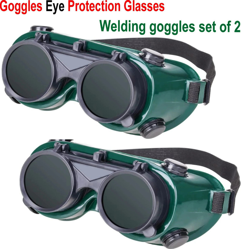 PRAGATI URZA New Heavy duty Welding Safety Goggle Free Size Pack of 2pcs AE Heavy duty Welding Safety Goggle Free Size Pack of 2pcs Welding  Safety Goggle(Free-size)