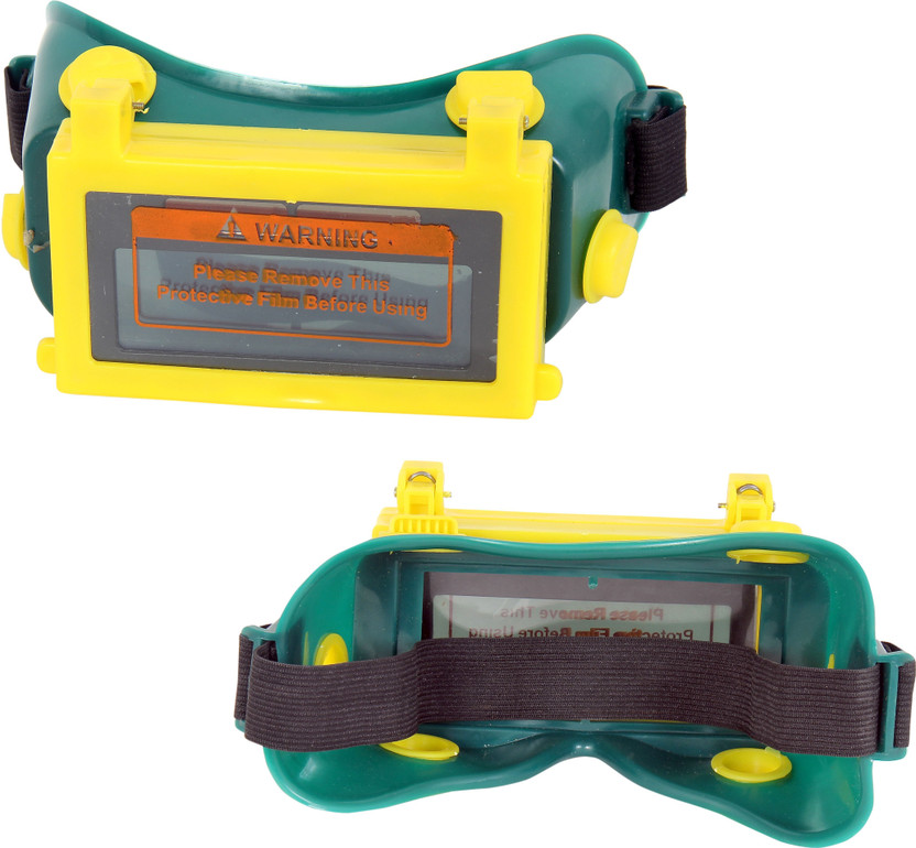 BUWCH B-1 Auto darkening welding goggle Welding Safety Goggle HALLMARK EP 052 AUTO DARKNING WELDING FLIP UP GOGGLES(PACK OF 1 PC) Welding, Power Tool  Safety Goggle(M)