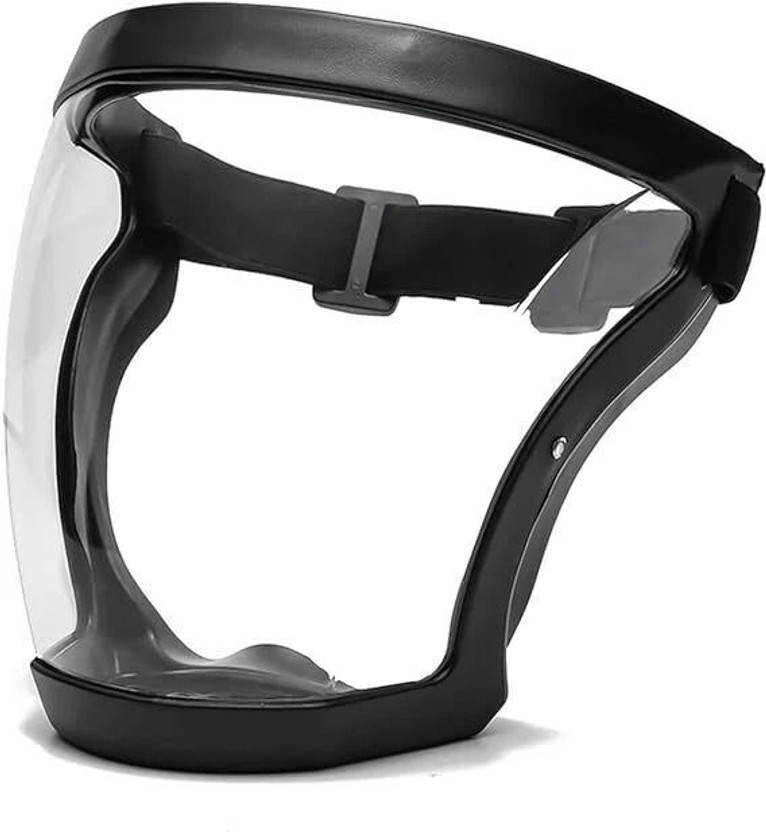 valsheri Face Shield Upgraded Impact & Wind Resistant Cycling Transparent Protection Mask HALLMARK FACE SHIELD MASK CLEAR Face Shield Cycling helmet Mask Transparent 1PCS Blowtorch  Safety Goggle(Free-size)
