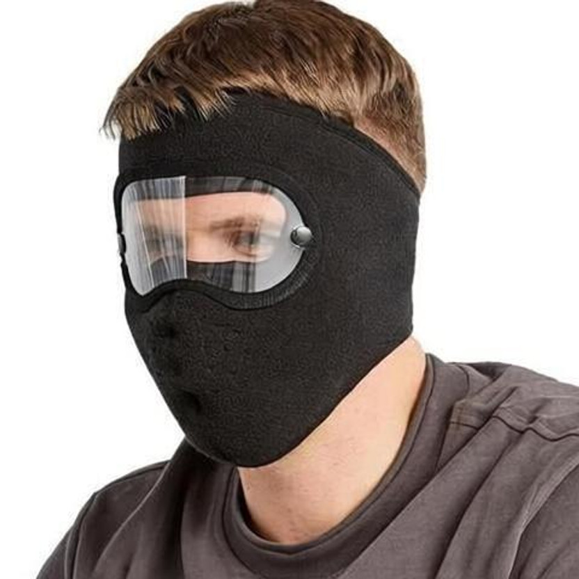 AditiMoksha Unisex Full Winter Face Mask Windproof and Sun Protection Warm Eye Protection Full Face Mask Windproof And Sun Eye Protection Screen Goggles Cycling Bike Mask Laboratory, Welding  Safety Goggle(Free-size)
