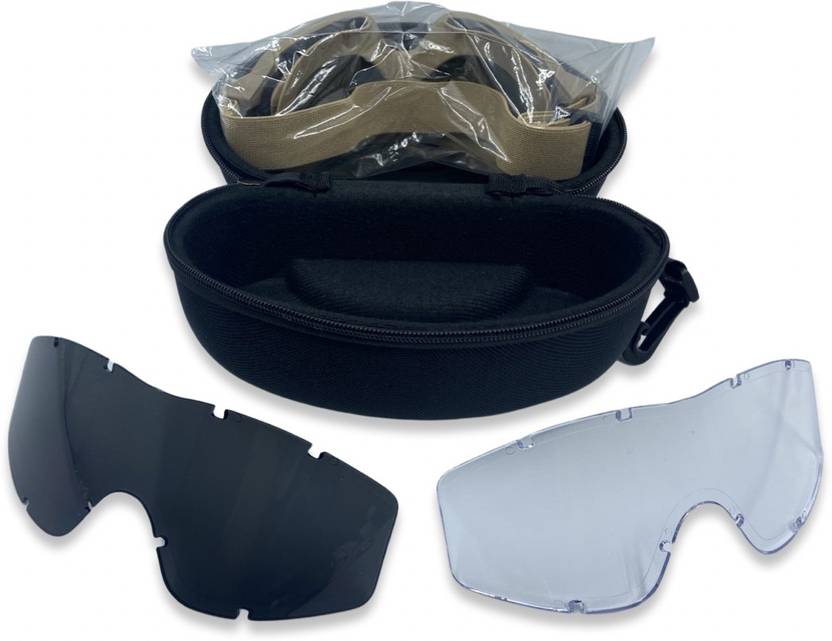 Lexbax Ballistic eye protection goggles for Military men (Pack of 1