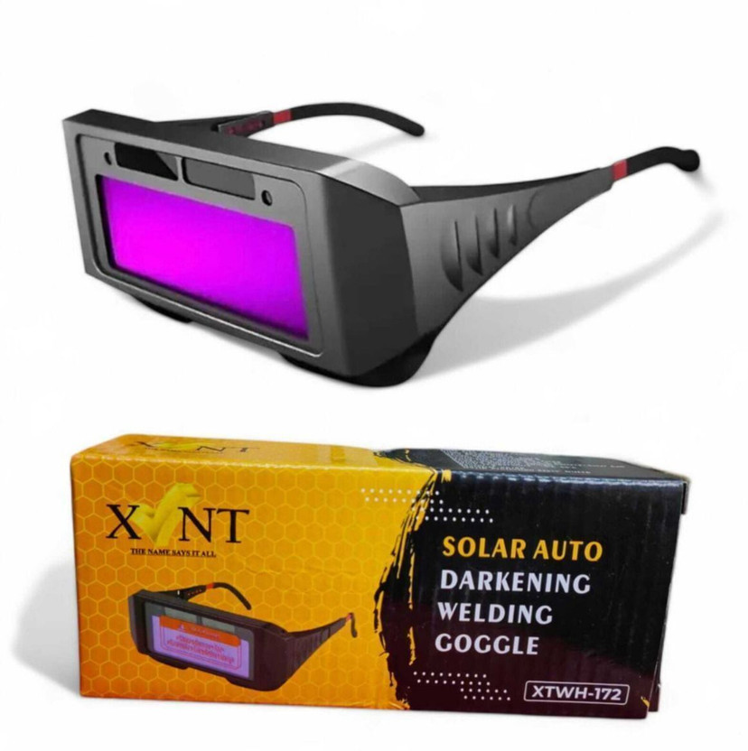 Hamid WeldGuard Auto-Darkening Safety Welding Goggles | Secure Head Hook | Anti-Glare EP 051 AutoDarkening Safety Welding Goggles TIG MIG WELDING PACK OF 1 Blowtorch, Welding, Wood-working  Safety Goggle(Free-size)