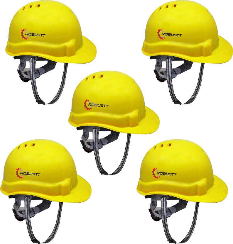 Robustt X Shree Jee Ratchet Type Safety Helmet,Protection for