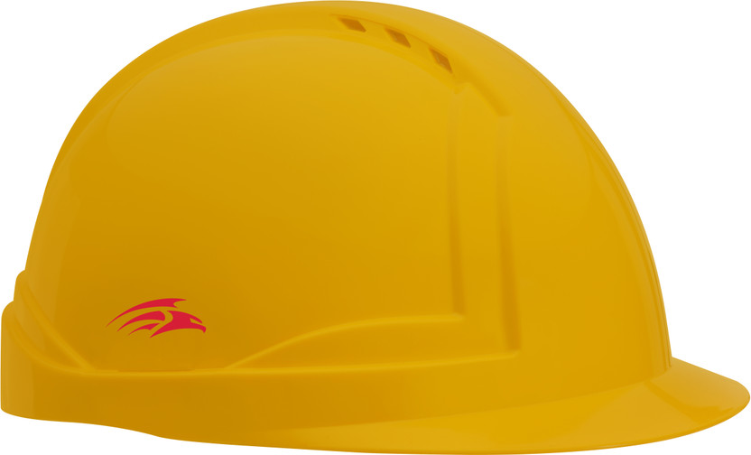 Perf XpressP-VEN-YELLOW Construction Industrial Yellow Safety Helmet for Unisex Construction Helmet(Size - Free-size)