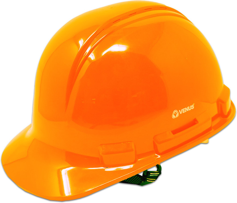 Venus H2000 Vent Series ISI Certified Industrial Safety Helmet Ratchet Type Chin Starp Head Protect Outdoor Work Safety Helmet For Men Industrial Construction Helmet Construction Helmet(Size - L)