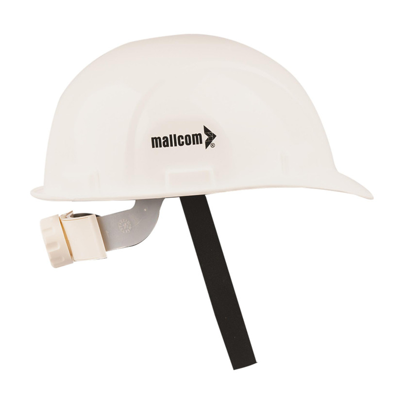 Mallcom Jasper II White UV Resistant High Density Polyethylene Safety Helmet with Plastic Harness & Rachet Adjustment (Pack of 1) Mallcom Jasper II White UV Resistant High Density Polyethylene Safety Helmet with Plastic Harness & Rachet Adjustment (Pack of 1) Construction Helmet(Size - 52 to 60)
