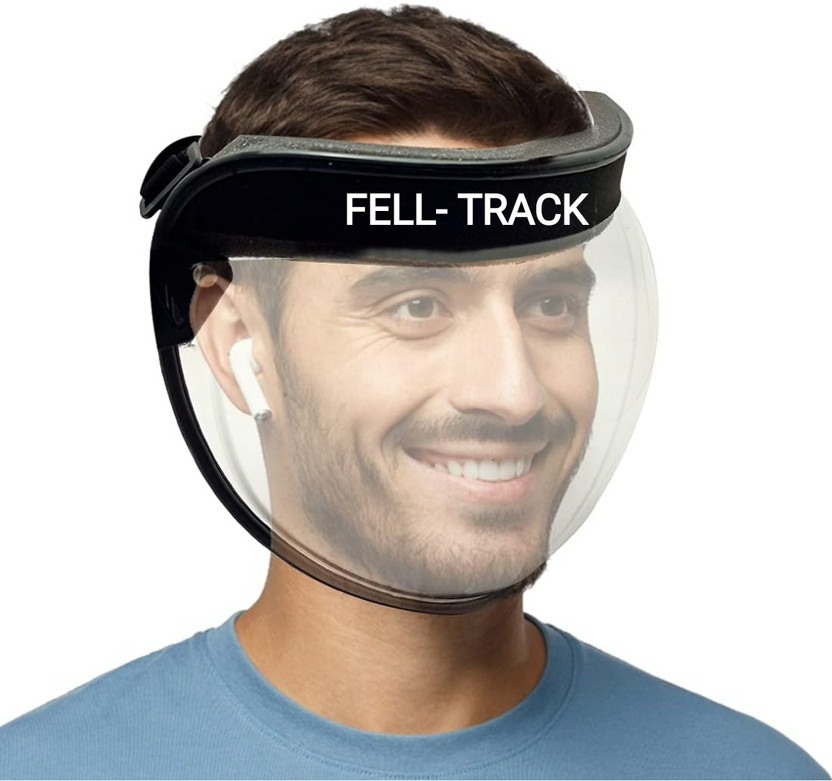 FELL-TRACK Bubble Face Shield Full Face Protector Safety Visibility for men women Safety Visor(Size - Full)