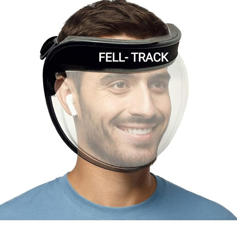 FELL-TRACK Bubble Face Shield Full Face Protector Safety Visibility for men women Safety Visor(Size - Full)