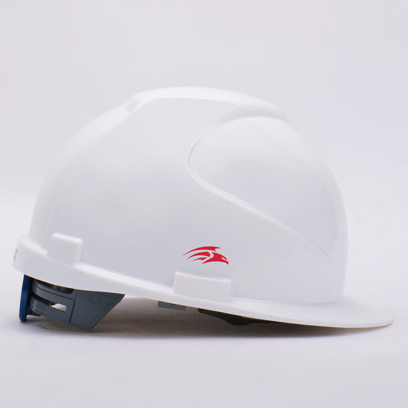 Perf MAXXTRA-White Safety Helmet with Adjustable Chin Strap & Rachet Type Adjustment Construction Helmet(Size - Free size)