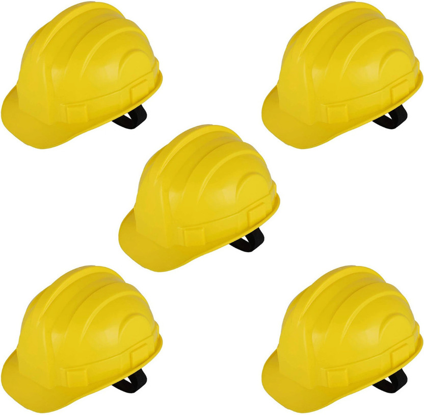 SAFEDOT LAVA Plastic Construction Protect Breathable Engineering Safety Labour Helmet Construction Helmet(Size - 26)