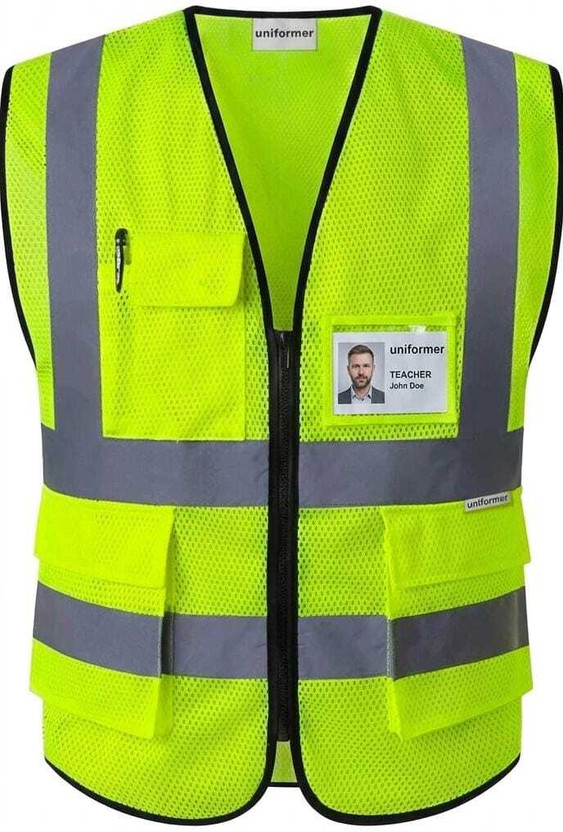 VIJAY VIJAY SAFETY EQUIPMENTS ES - 038 Safety Jacket(YELLOW) - Flipkart Deal