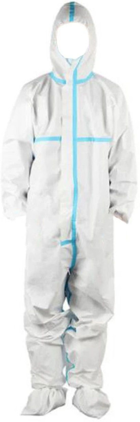 Sabichi PPE KIT Hospital Scrub Men & Women Personal Protective Equipment's Standard Safety Jacket(white)