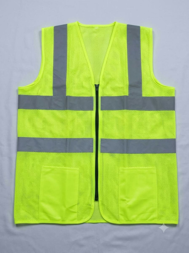 VIJAY VIJAY SAFETY EQUIPMENTS SAFETY JEKT -015 Safety Jacket(GREEN) - Flipkart Deal