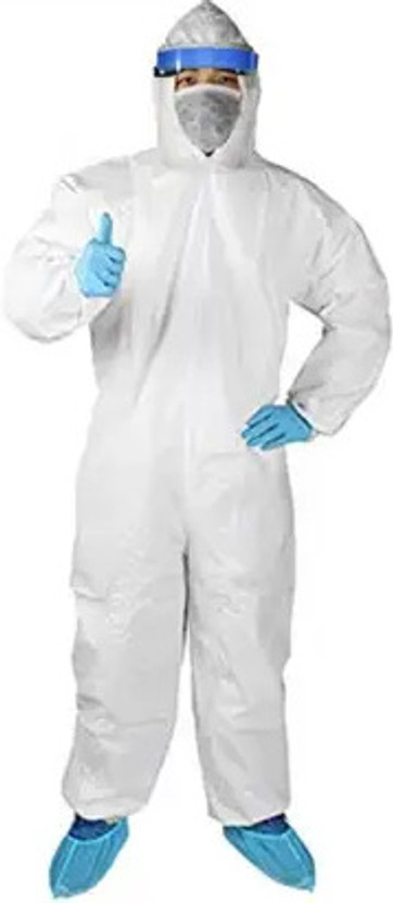 Siramglobal PPE KITS 01 Safety Jacket(White)