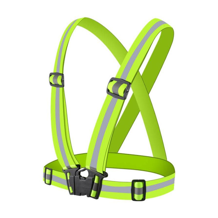 ANIAN Visibility High Quality Reflective Vest for Outdoor Sports ,Night Cycling Safety Jacket(GREEN)