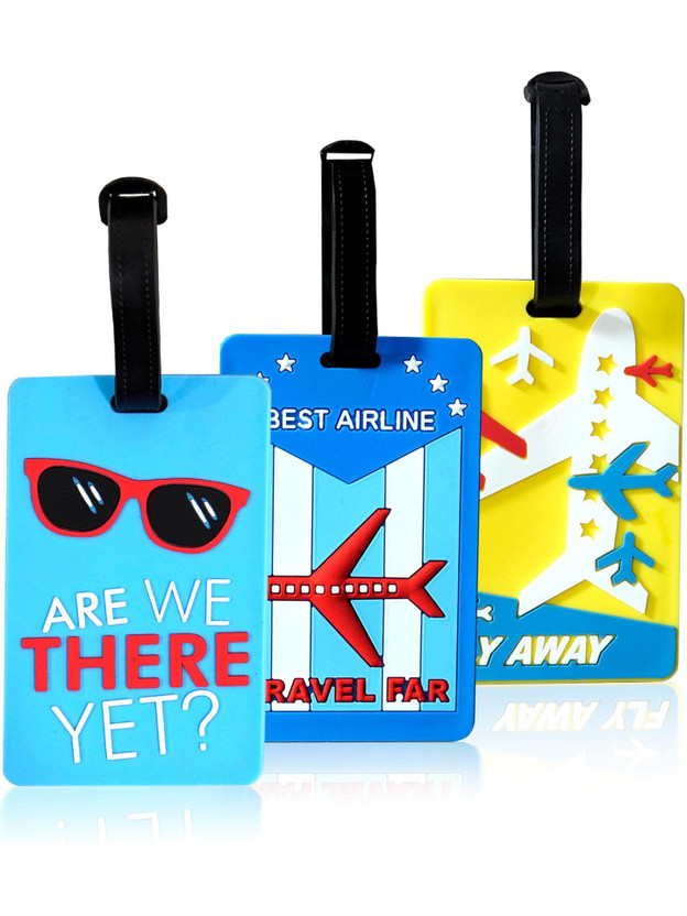 STORITE Smart Tags for suitcases, School Bags for Easily identication of Bags Available Luggage Tag(Multicolor)