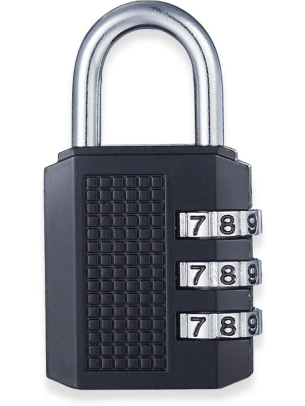 LUPPRA Digit Lock for Travel Luggage and Backpacks Luggage Strap, Safety Lock(Black)