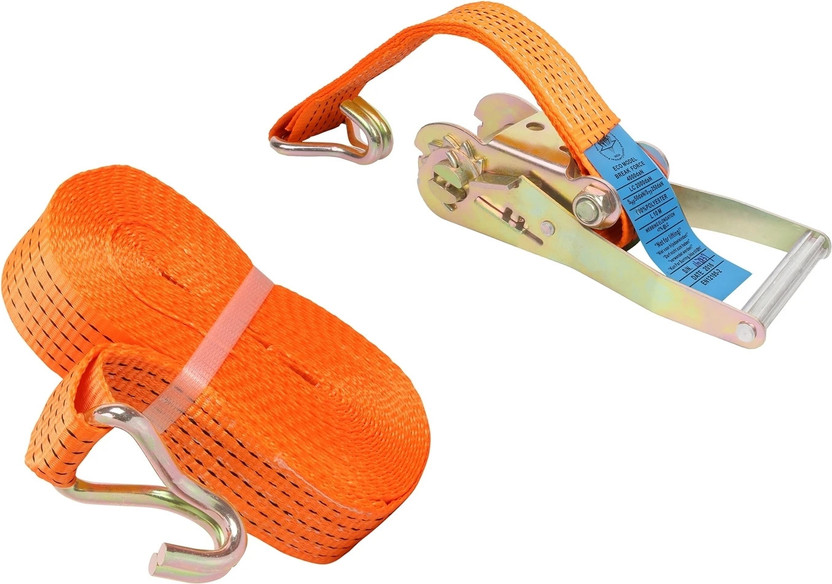 KE Krown Tie Down Strap / Rope Truck Padded Cam Lock Buckle Lashing Strap Cargo Belt -10M Luggage Strap(Orange)