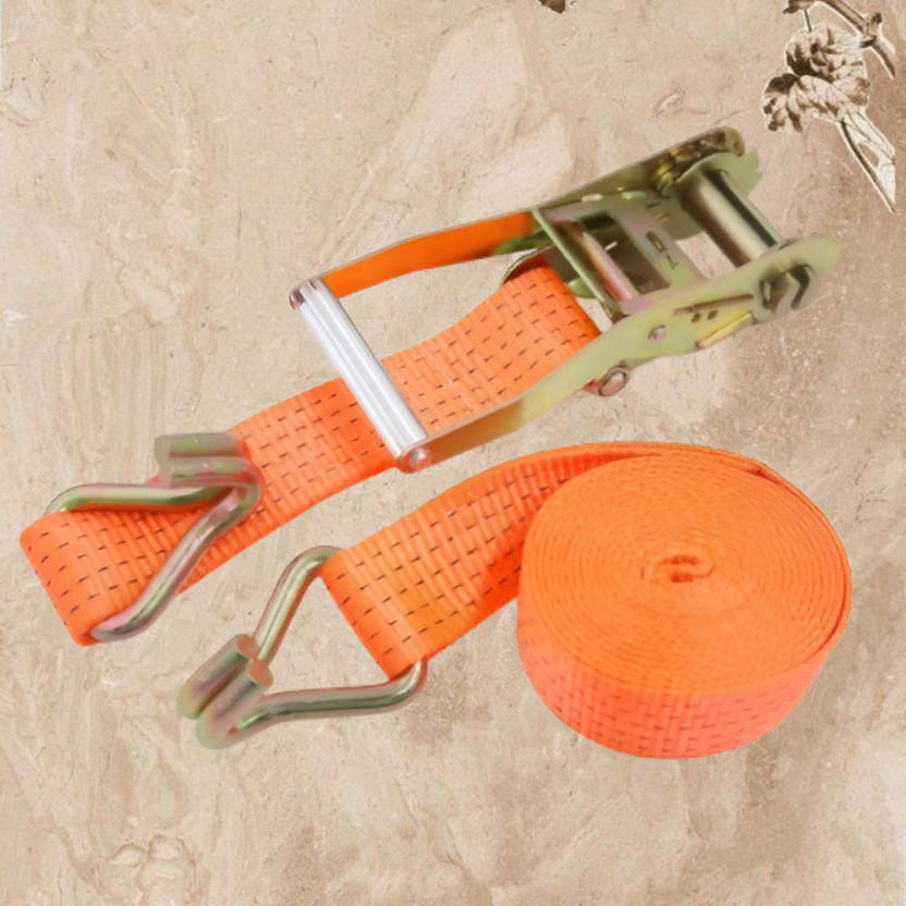 ASHAKA ASHAKA Industrial Strength Ratchet Tie Down for Heavy Equipment Transport Luggage Strap(Orange) - Flipkart Deal