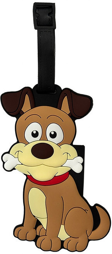 EITHEO Silicone Travel Luggage Tags for Suitcases Bags Dog Bone Luggage Tag Luggage Tag(Multicolor)
