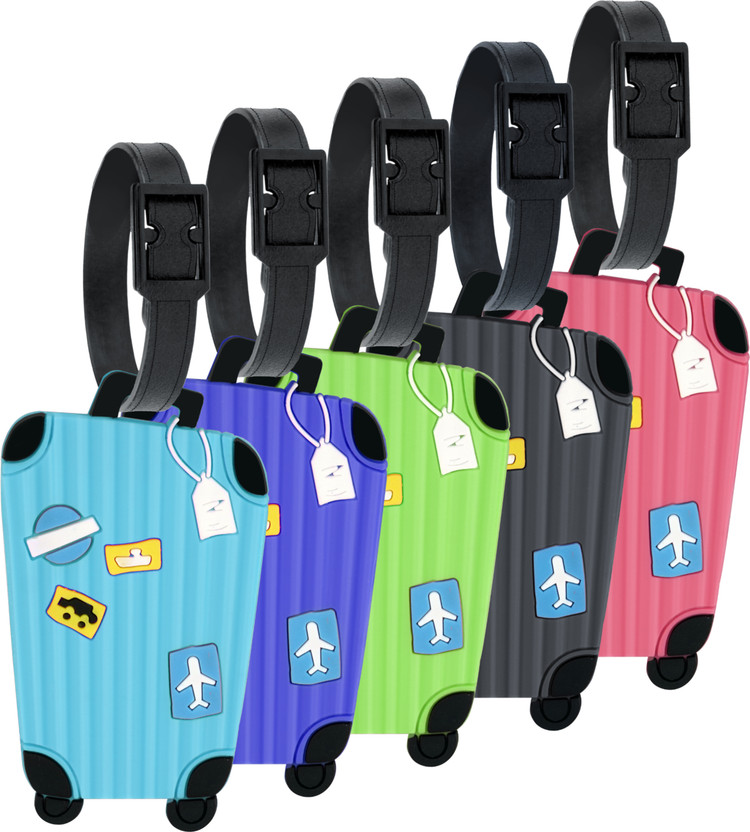 STORITE Personalized Bag Tags, Travel Accessories for Easy Identification Luggage Tag(Multicolor)