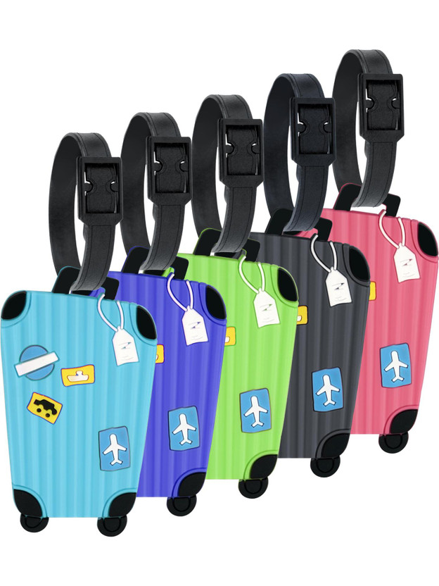 STORITE Personalized Bag Tags, Travel Accessories for Easy Identification Luggage Tag(Multicolor)