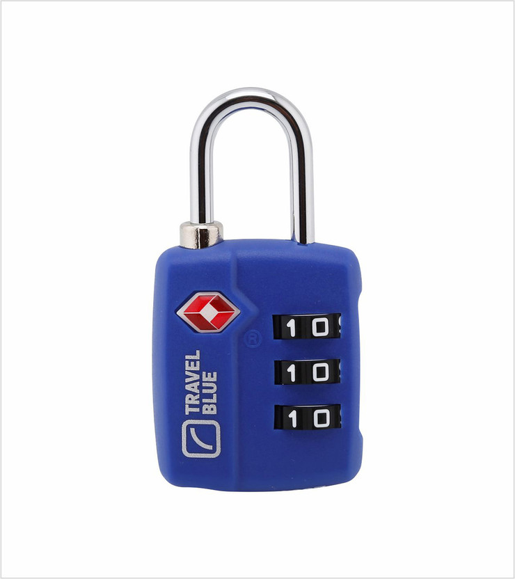 TRAVEL BLUE TSA Combination Lock Safety Lock(Blue)