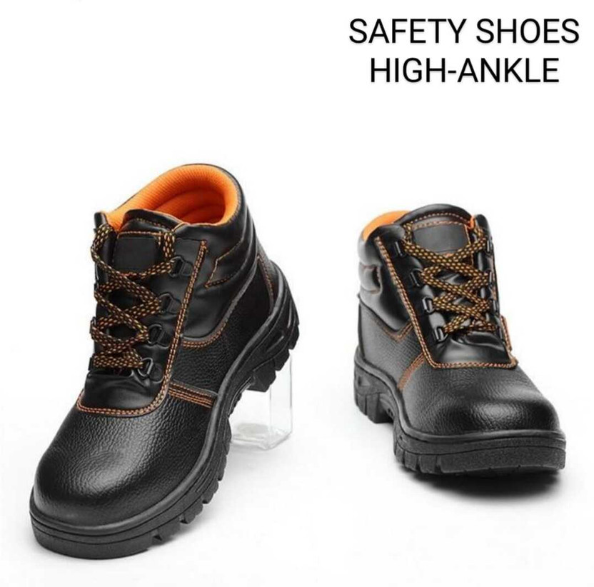 SLT HUB Steel Toe Synthetic Safety Shoe(Black, S1, Size 10)