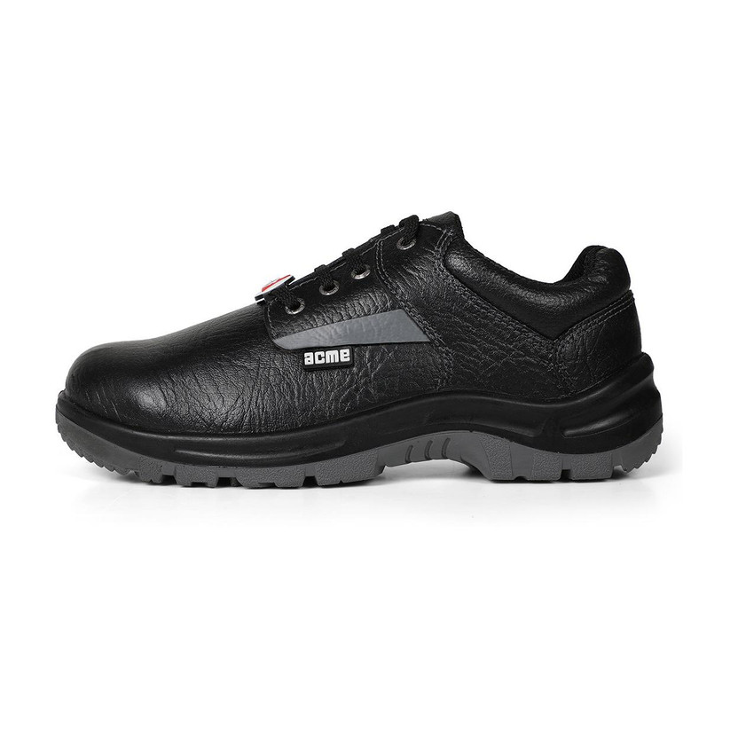 Acme Steel Toe Leather Safety Shoe(Black, S1, Size 6)