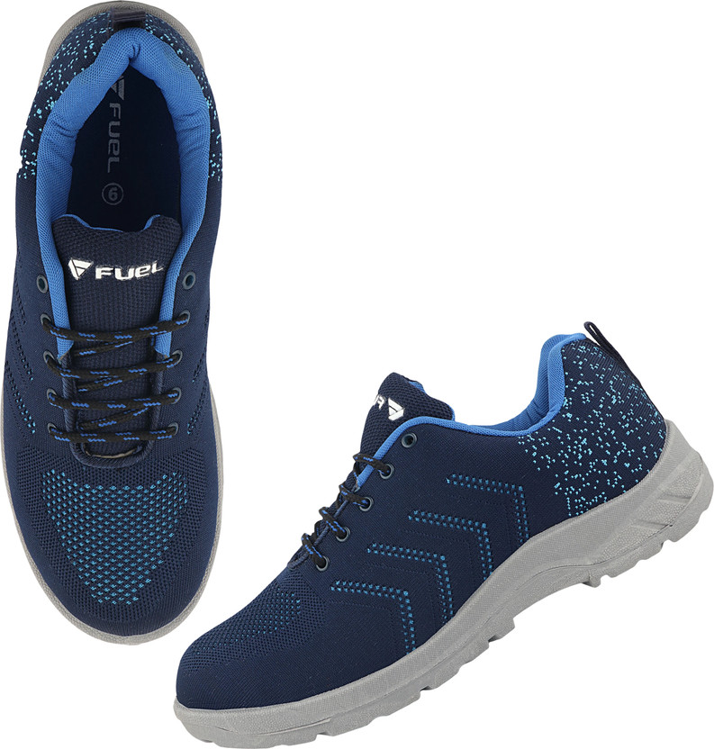 Fuel Steel Toe Fabric Safety Shoe(Blue, S1, Size 7)