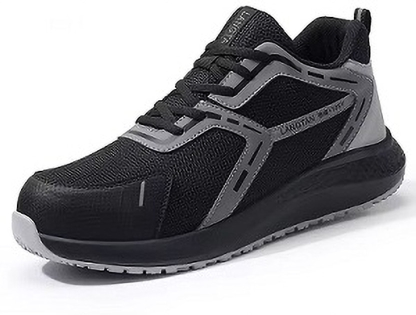 Berkins Steel Toe Mesh Safety Shoe(Black, S1, Size 10)