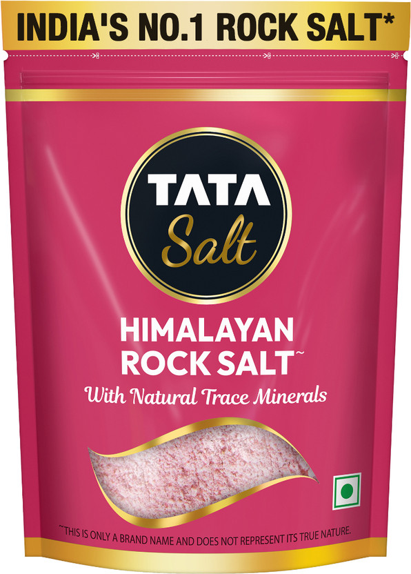 Tata Salt Himalayan Rock Pink Salt, With Natural Trace Minerals, Premium Rock Salt(500 g)