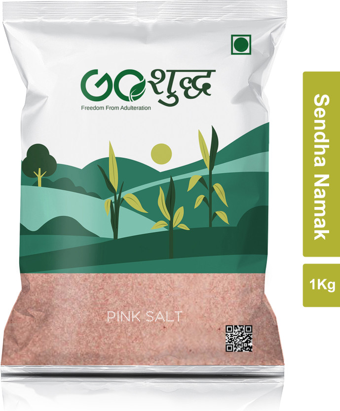 Goshudh Premium Quality Pink Salt (Sendha Namak)-1Kg Rock Salt(1000 g)