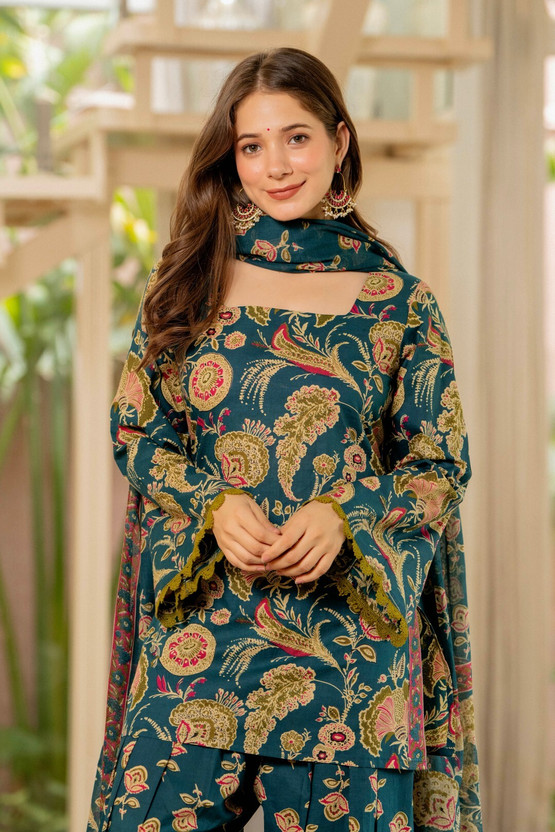 Angira Jaipur Women Kurta Salwar Dupatta Set