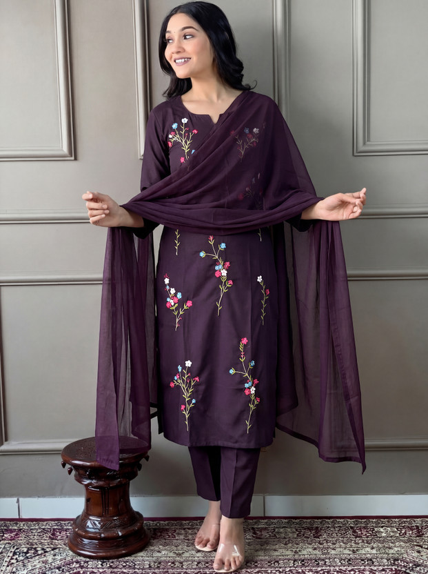 C4A C4A Women Kurta Pant Dupatta Set - Flipkart Deal