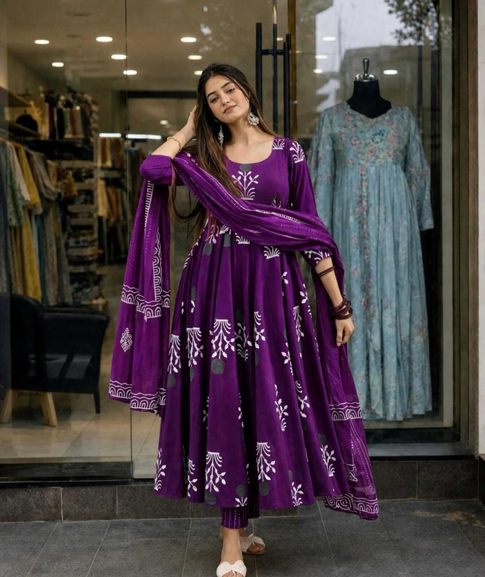 Samiksha Samiksha Textile Printed Kurta, Palazzo & Dupatta Set - Flipkart Deal
